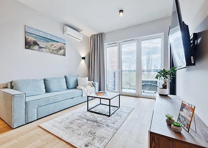 Komfortowy Przy Centrum Manufaktura Z Parkingiem Apartament Łódź